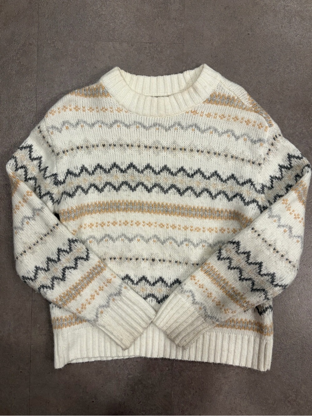 American Eagle Fair Isle Knit Sweater